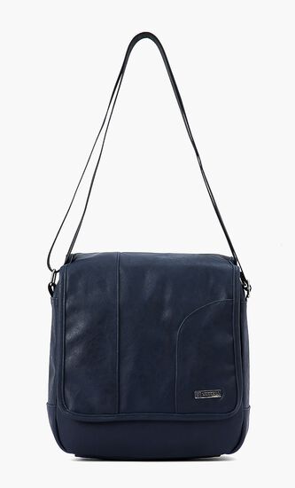 Leather Flap Crossbody Bag