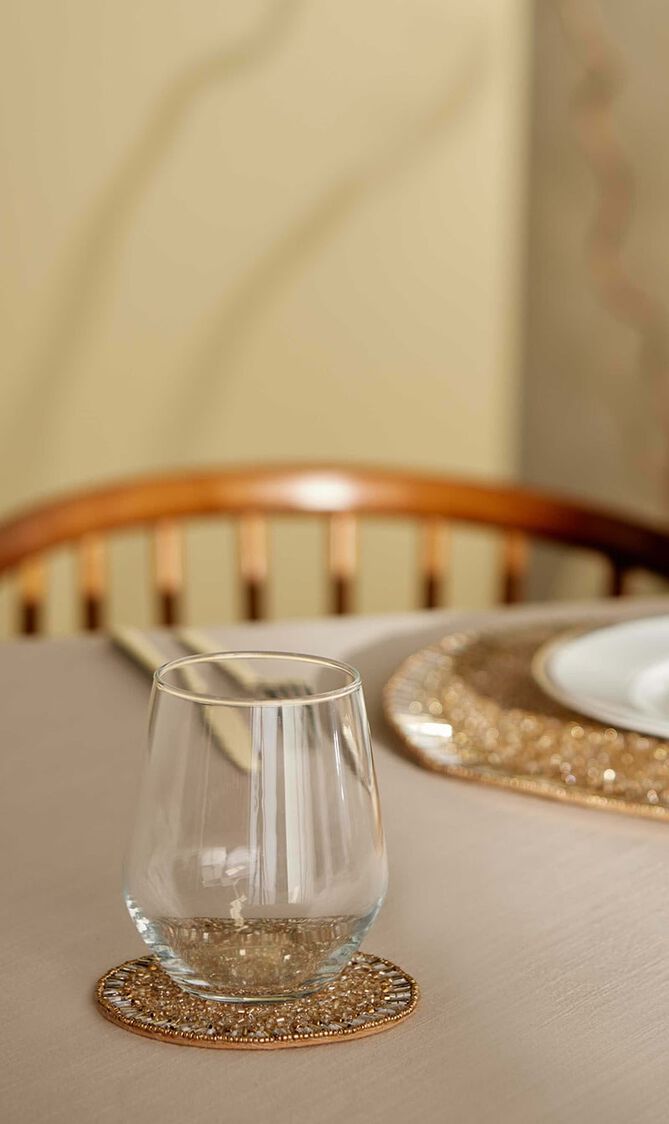 Bevel Coasters Gold Set Of 4