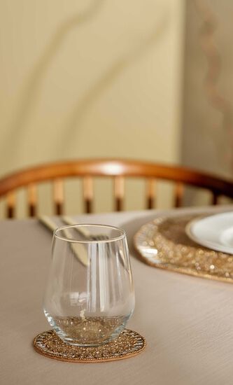 Bevel Coasters Gold Set Of 4