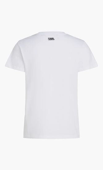 Varsity Karl Print T Shirt