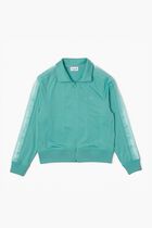 Zipped Piqu&eacute; Sweatshirt