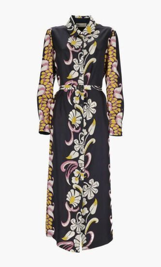 Tropical Shirt Dress