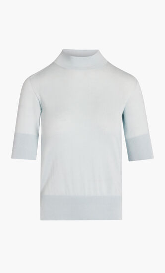 Cashmere Merino Short Sleeve Sweater