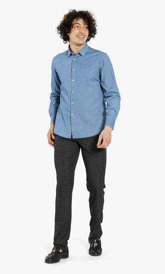 Plain Long Sleeves Shirt