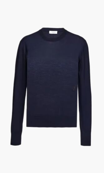 WEIGHT WOOL JERSEYLONG SLEEVES ROUND-NECK