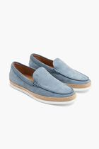 Suede Slip On Loafers