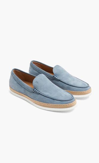 Suede Slip On Loafers