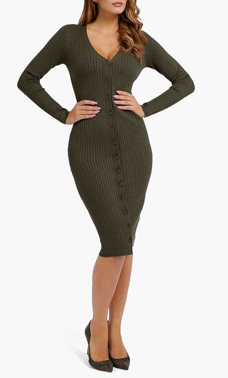 Cardigan Belted Dress