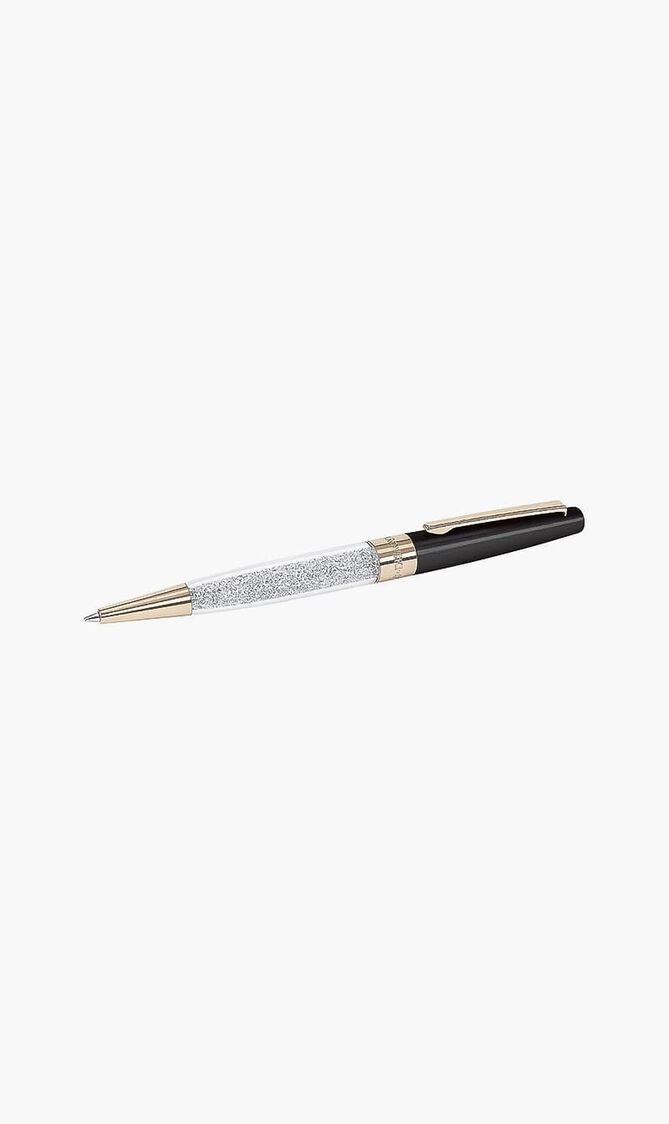 SJC CRYST STARDUST BP PEN - BLACK ROS
