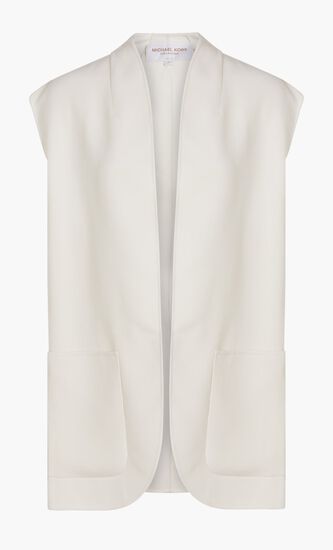 SLEEVELESS WRAP JACKET