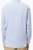 Slim Fit Striped Stretch Poplin Shirt