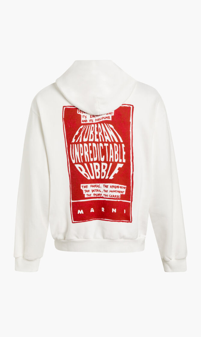 MARNI SWEATSHIRT STONE WHITE