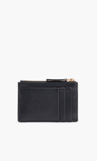 CARD HOLDER ZIPPED TRIBUTE MEDUSA COIN VITELLO SOLID