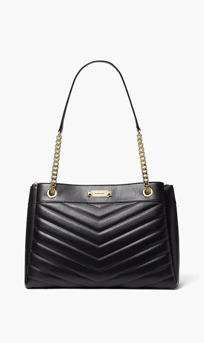 Whitney Quilted Leather Tote Bag