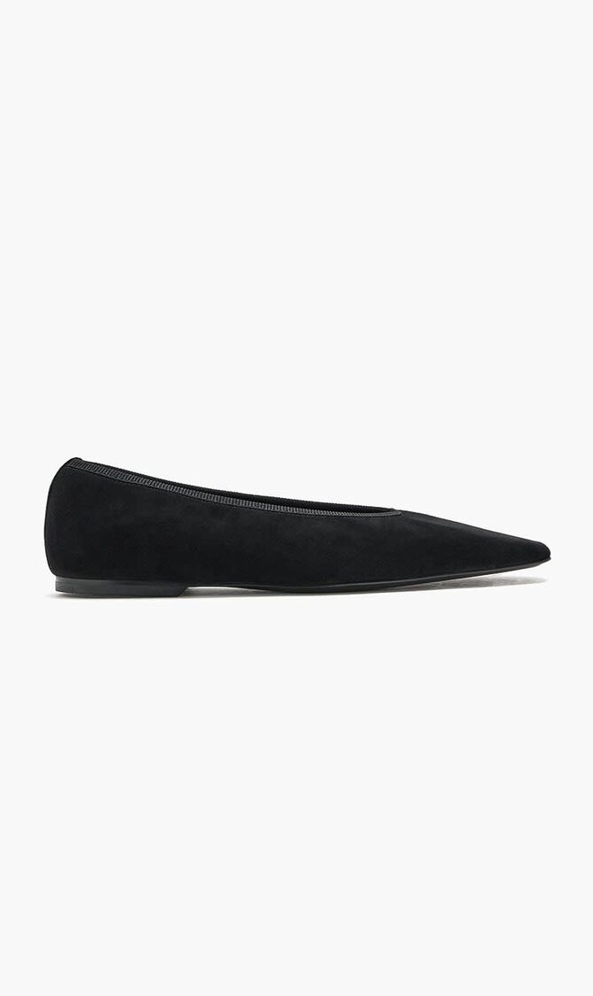 Minimalist Suede Ballerinas