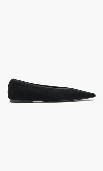 Minimalist Suede Ballerinas