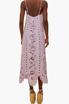 LILAC RICHELIEU SLEEVELESS MAXI DRESS