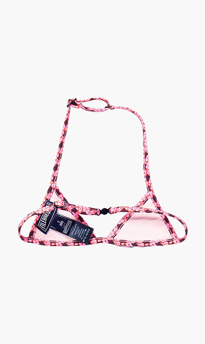 Givly Micro Turtle Triangle Halter Top Givly Micro Turtle Triangle Halter Top