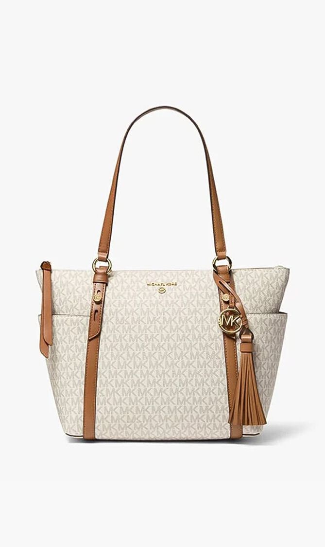 Sullivan Medium Logo Top Zip Tote Bag