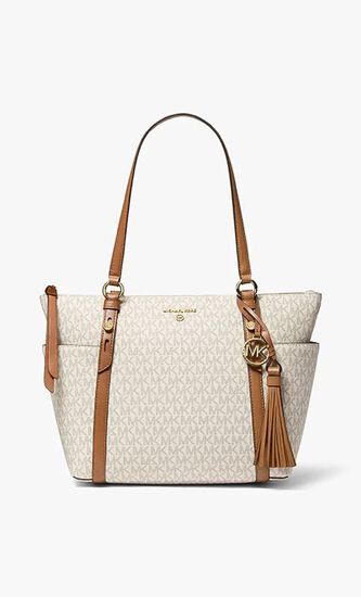 Sullivan Medium Logo Top Zip Tote Bag