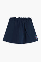 GAVY JUPE CR24 TURTPLCD SKIRT BLEU MARINE