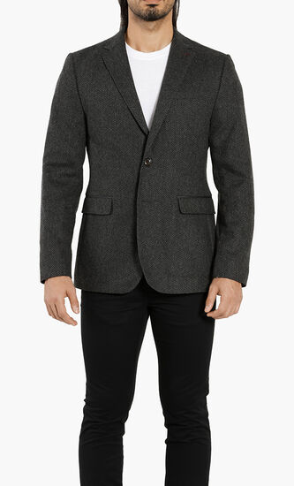 Glen Tweed Suit Jacket