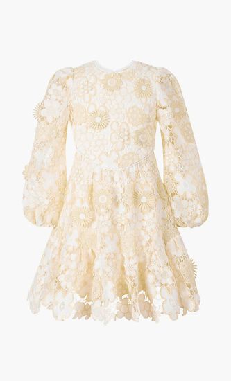 Amara Embroidered Mini Dress