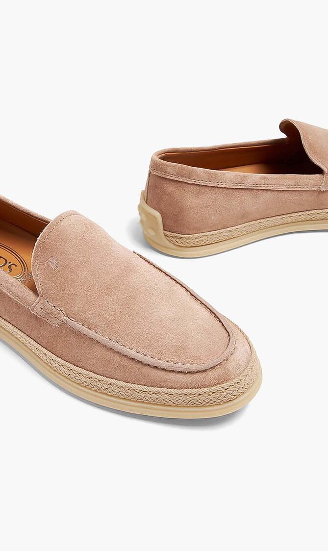 Suede Slip On Loafers