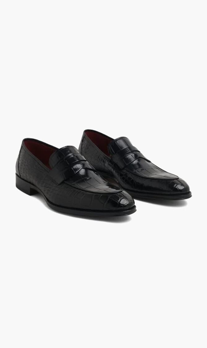Alligator Leather Loafers
