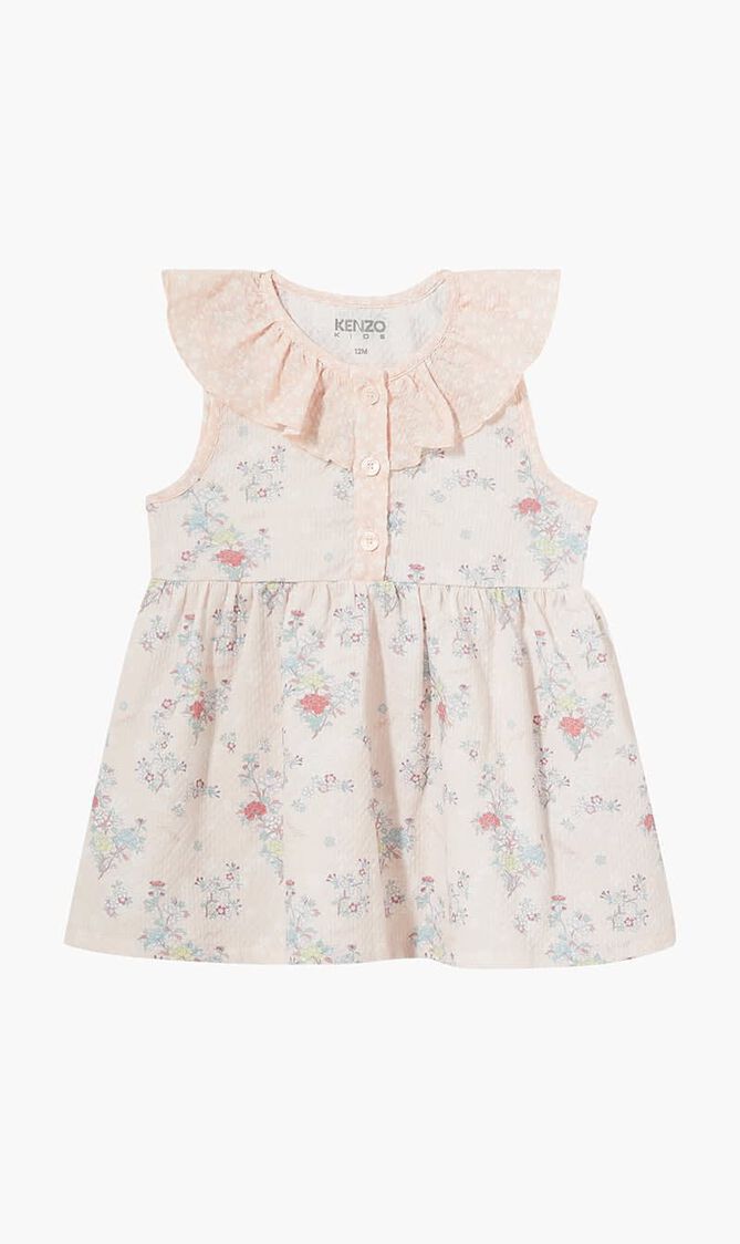 Floral Print Ruffled Dress