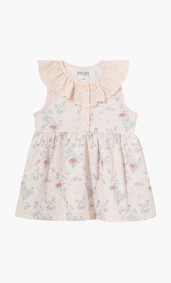 Floral Print Ruffled Dress