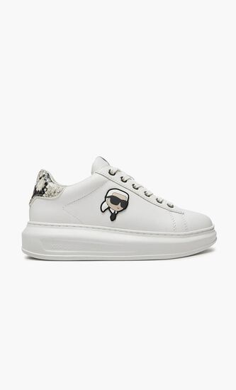 KAPRI KARL NFT SNAKE KONTR WHITE LTHR WOM WHITE LTHR