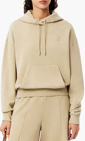 Wash Effect Oversized Hoodie