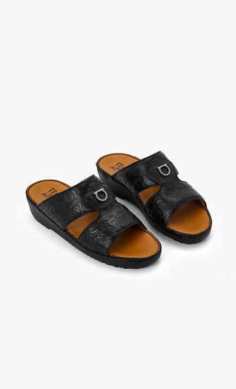 Nadir Leather Slides