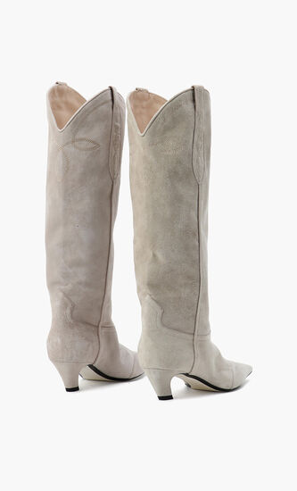 The Dallas Suede Knee High Boots