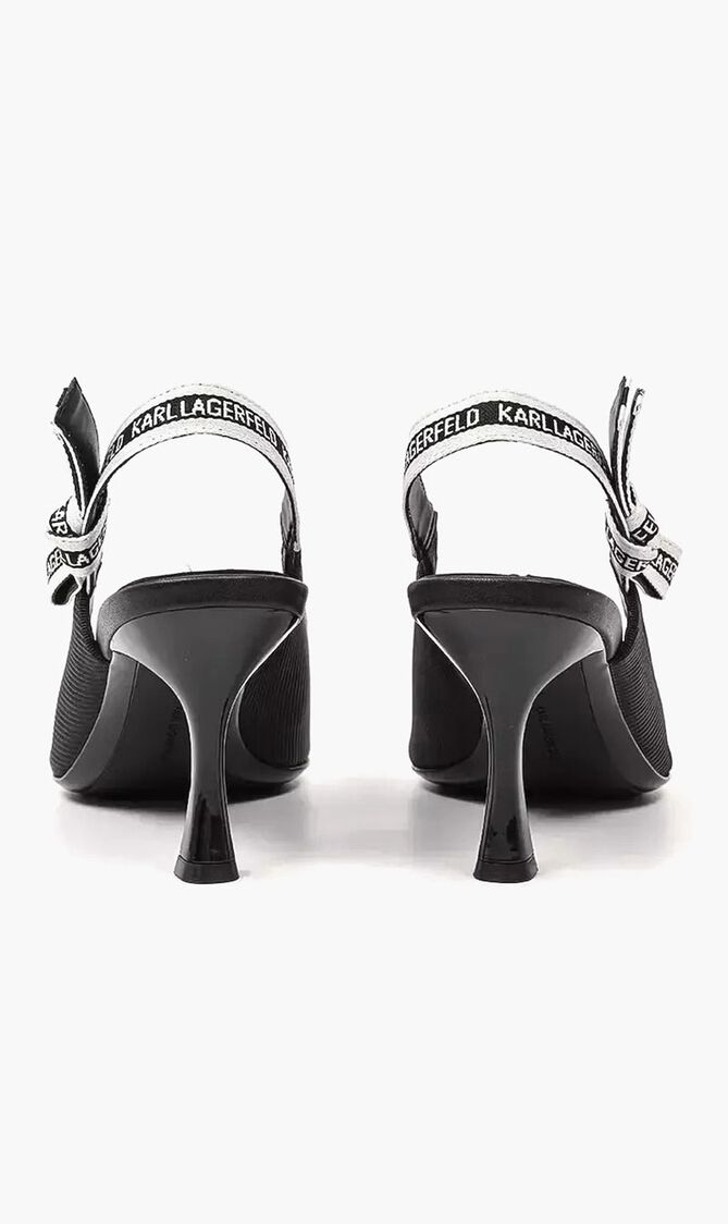Sienna Ribbon Leather Slingbacks