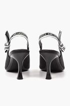 Sienna Ribbon Leather Slingbacks