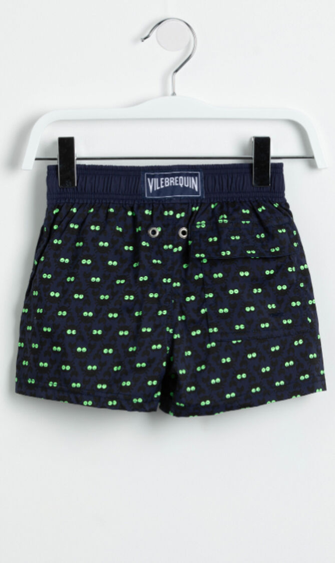 All Over Crab Print Swim Trunks