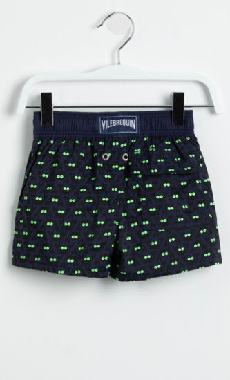 All Over Crab Print Swim Trunks