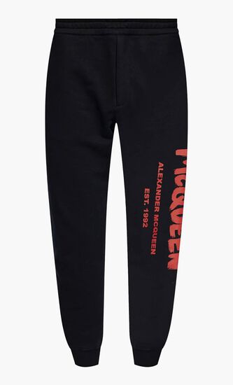 GRAFFITI PRT JOGGERS GRAFFITI PRT ON ORG LOOPBACK