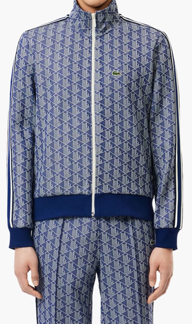 Paris Zip-Up Jacquard Track Jacket
