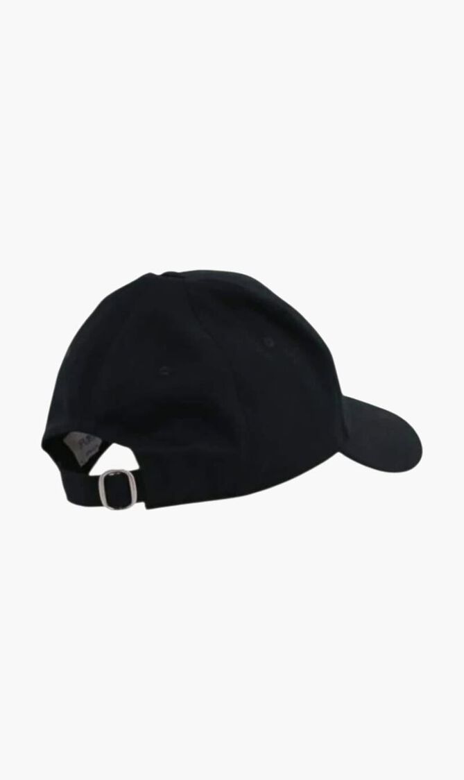 ARROW DRILL BASEBALL CAP BLACK WHITE