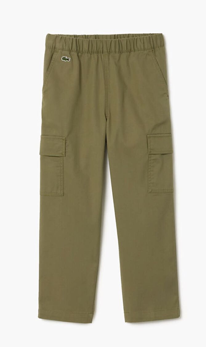 Lightweight Cotton Gabardine Cargo Pants