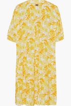 Tahiti Flowers Viscose Fluid Dress