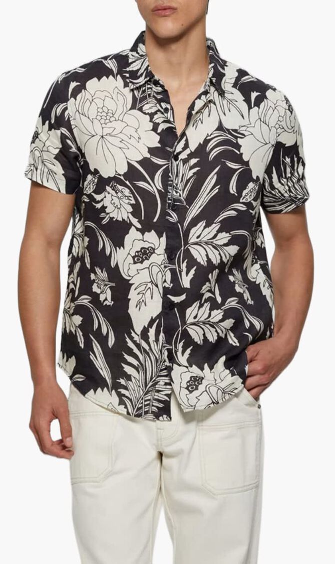 Ss Island Linen Cypress Palm