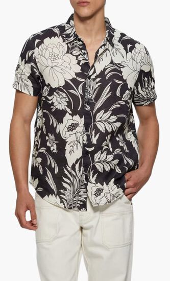 Ss Island Linen Cypress Palm