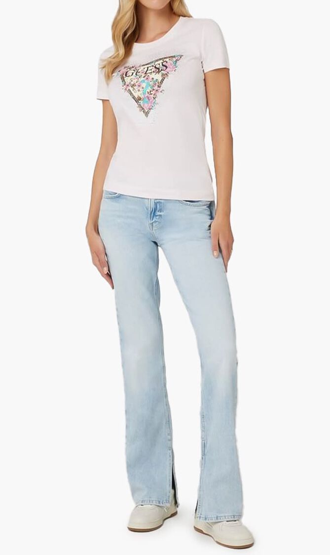 Ss Cn Cherry Flower Tee