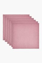 Feliz Napkin Pink Set Of 6