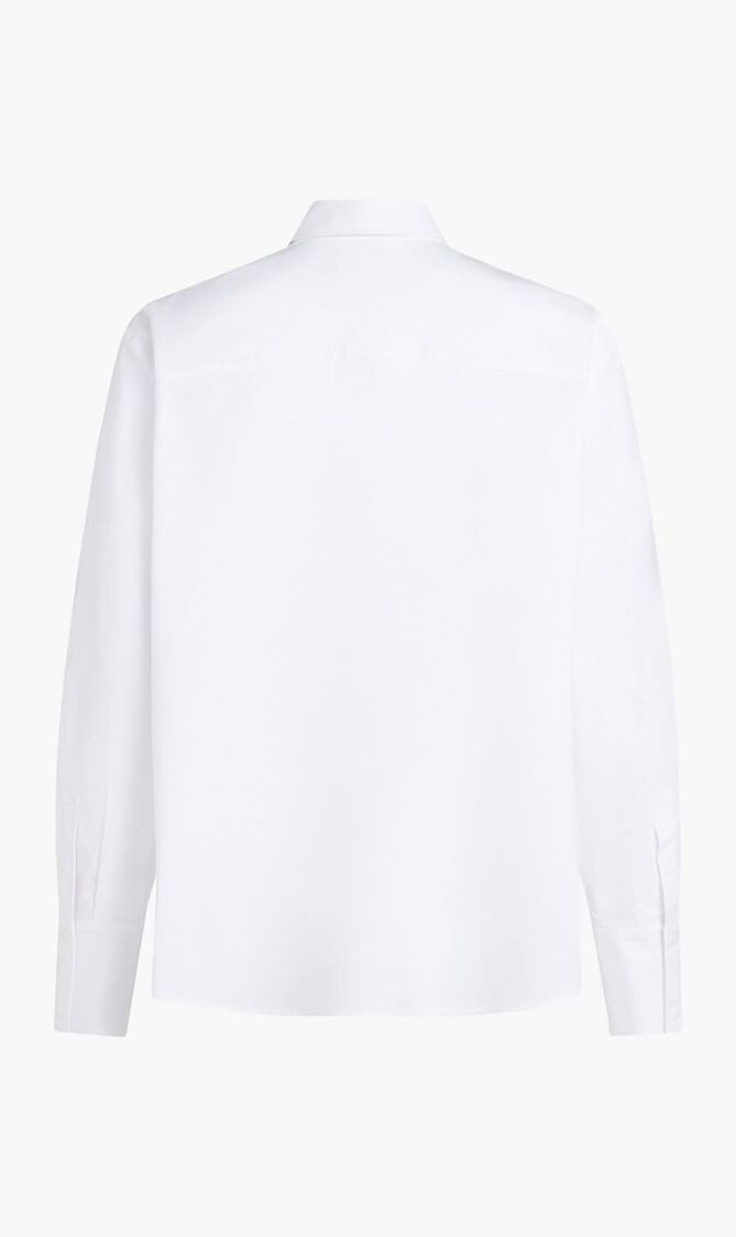 FLOWER POPLIN BLOUSE