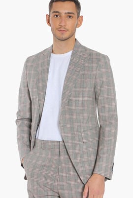 Checkered Pattern Los Angeles Tailored  Fit Suit